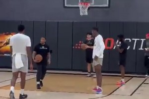 状元大热！AJ·迪班萨此前和泡椒一起训练